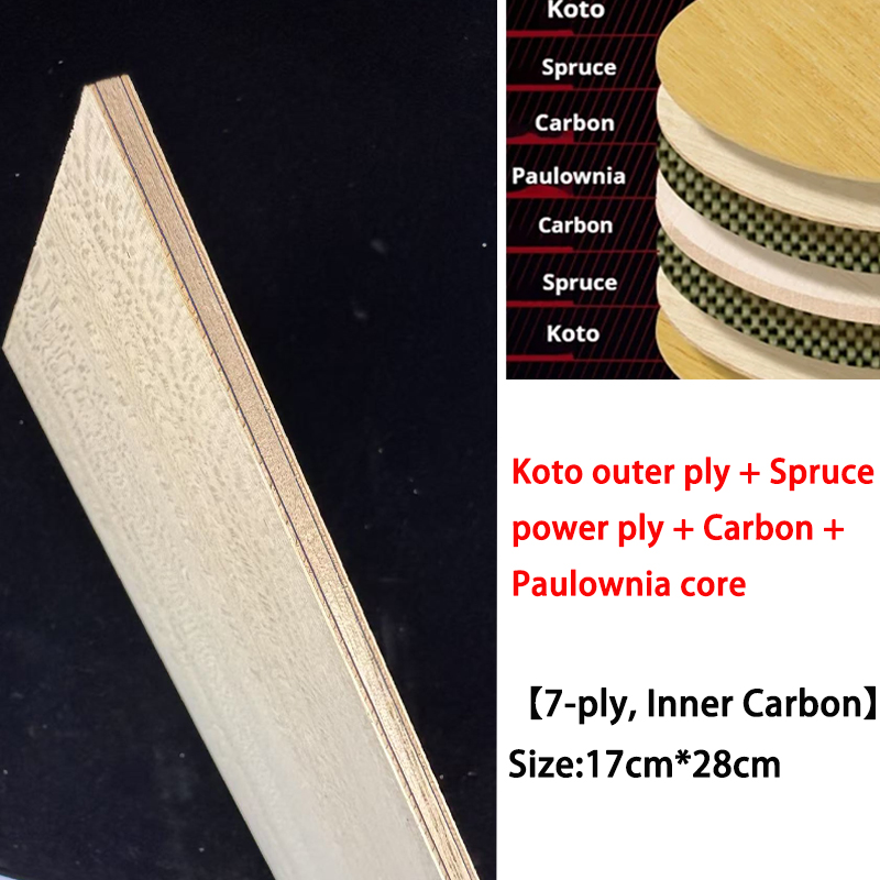Table Tennis Launcher - Koto DIY Table Tennis Blade Wood