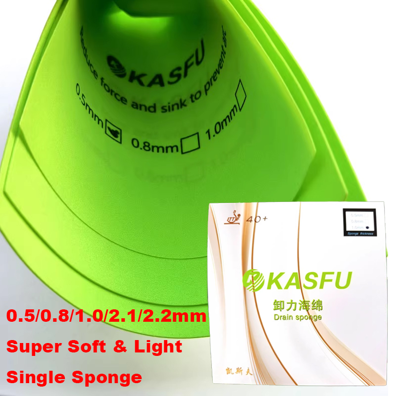 Table Tennis Launcher - 0.5/0.8/1.0/2.1/2.2mm Table Tennis Racket Sponge Super