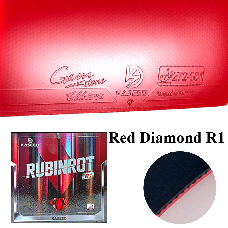 Table Tennis Rubber - KASEED Red Diamond R1 Table Tennis