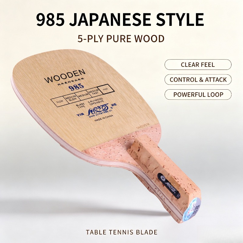 YINHE 985 Japanese Penhold Tab - đánh giá và giá Table Tennis Paddles