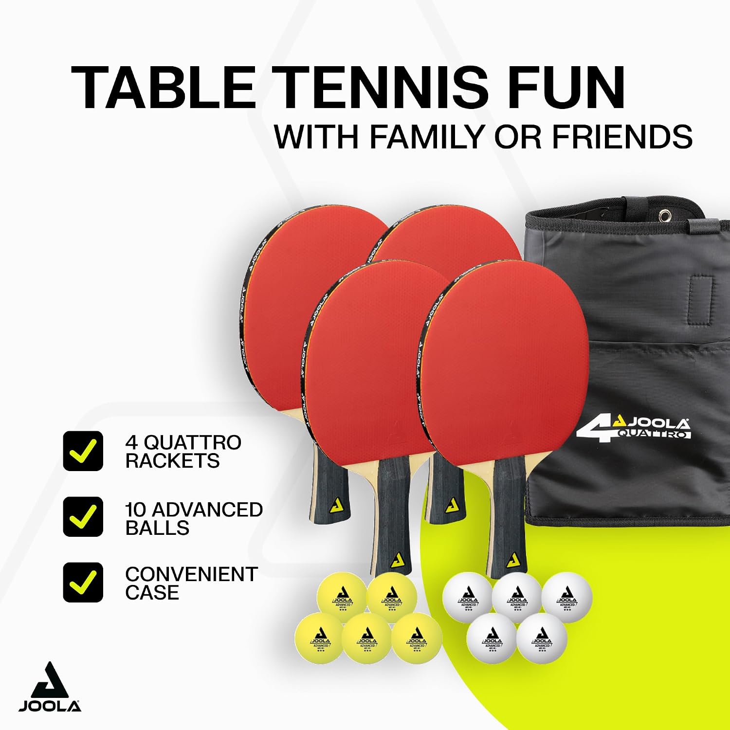 4-Paddle Table Tennis Set with - đánh giá và giá Table Tennis Reference