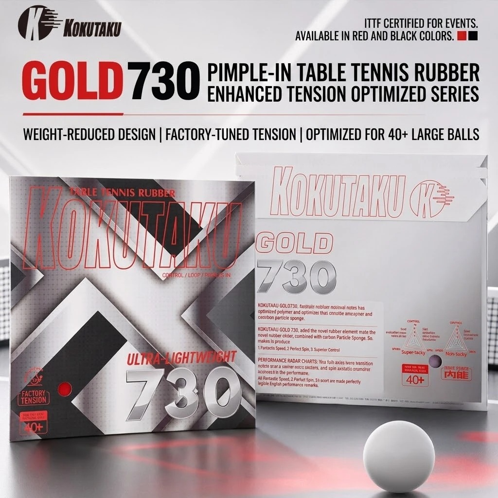 Kokutaku Table Tennis Racket R - đánh giá và giá Table Tennis Rubber