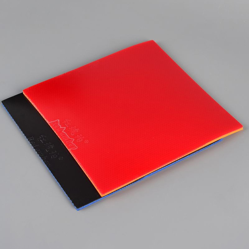 Red Amber Table Tennis Rubber  - đánh giá và giá Table Tennis Launcher