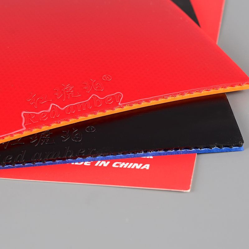 Red Amber Table Tennis Rubber  - đánh giá và giá Table Tennis Launcher