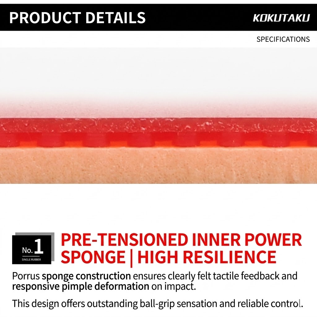 Kokutaku Sakura 868 Rubber Set - đánh giá và giá Table Tennis Rubber