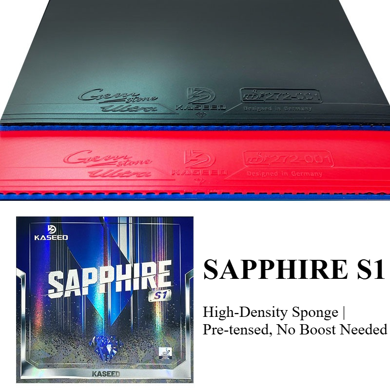 KASEED SAPPHIRE S1 Table Tenni - đánh giá và giá Table Tennis Rubber