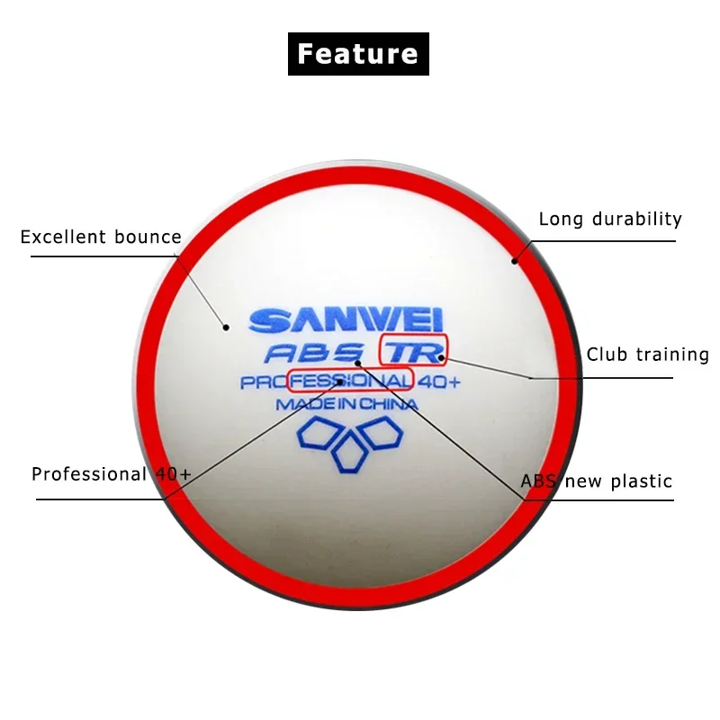 SANWEI TR 3 Star Table Tennis  - đánh giá và giá Table Tennis Vr